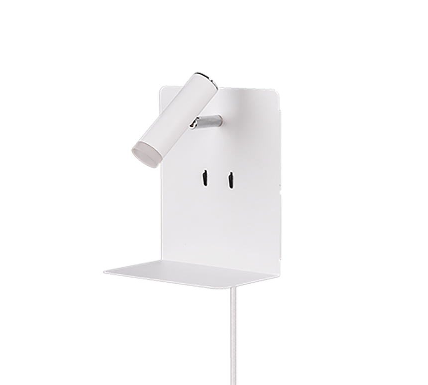 Aplique de pared Trio Element LED blanco mate 3000K regulable 222570231