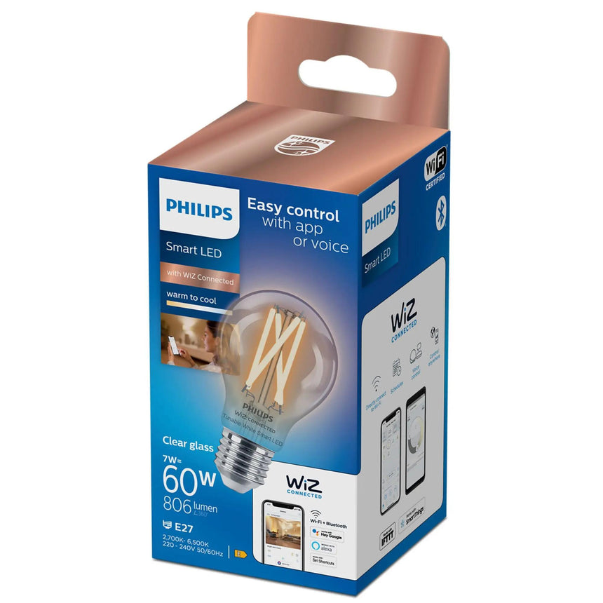 Philips WiZ LED bulb standard filament 60W 927-65 371989
