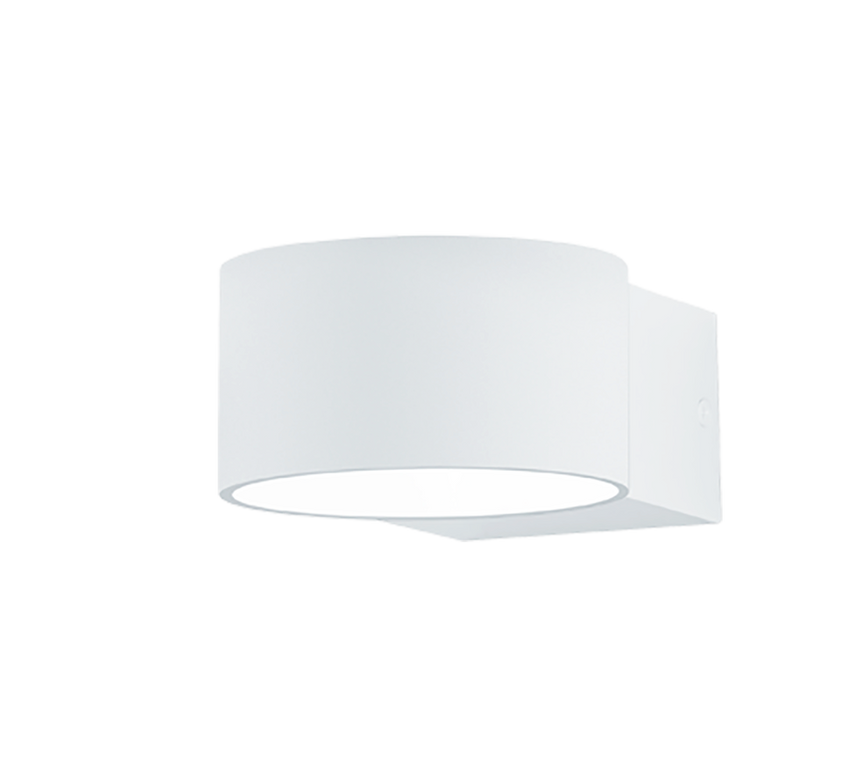 Aplique de pared Trio Lacapo LED blanco mate 3000K arriba y abajo 223410131