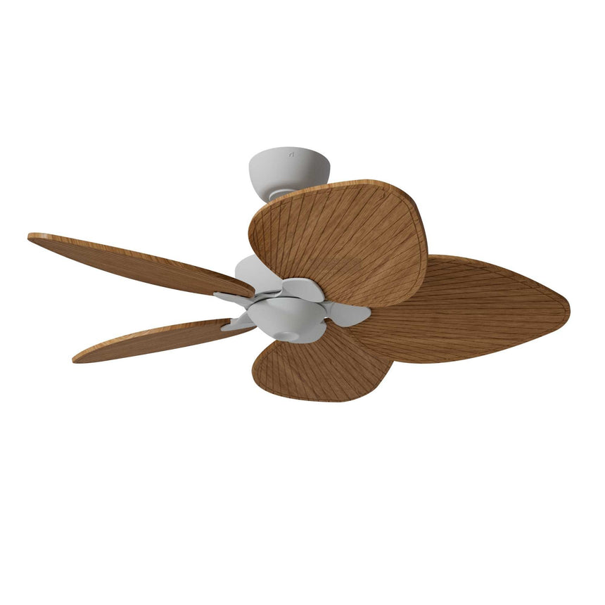 Ventilador de techo con luz Sulion Alma LED blanco y madera motor DC CCT regulable 2247656