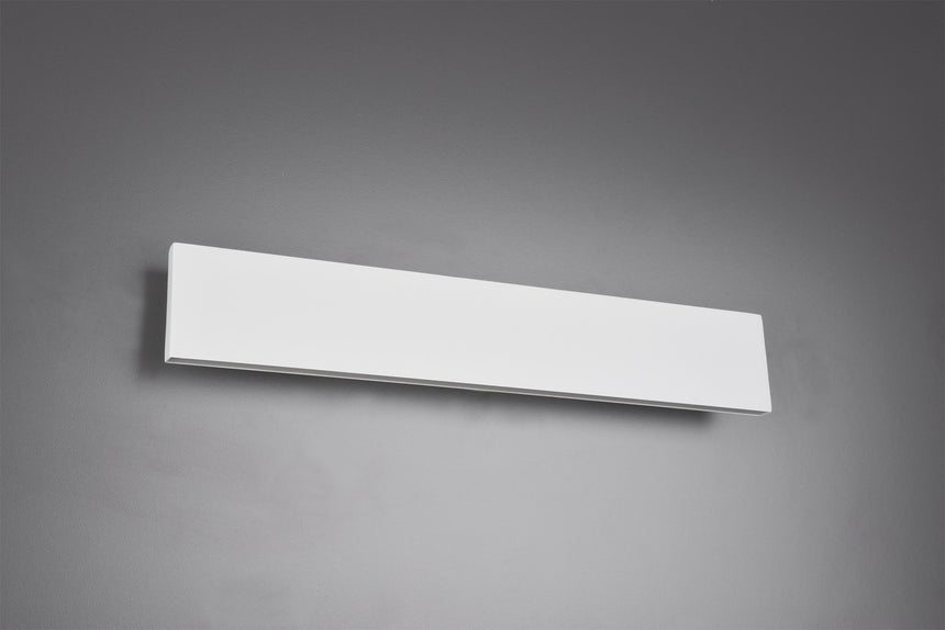 Trio Concha Aplique de pared LED de metal estera blanca 225174731