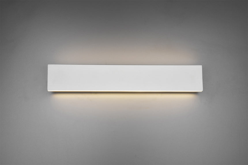 Trio Concha Aplique de pared LED de metal estera blanca 225174731
