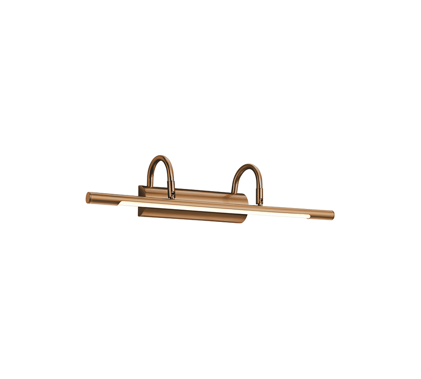 Aplique de pared Trio Cuadro LED bronce viejo 3000K 2