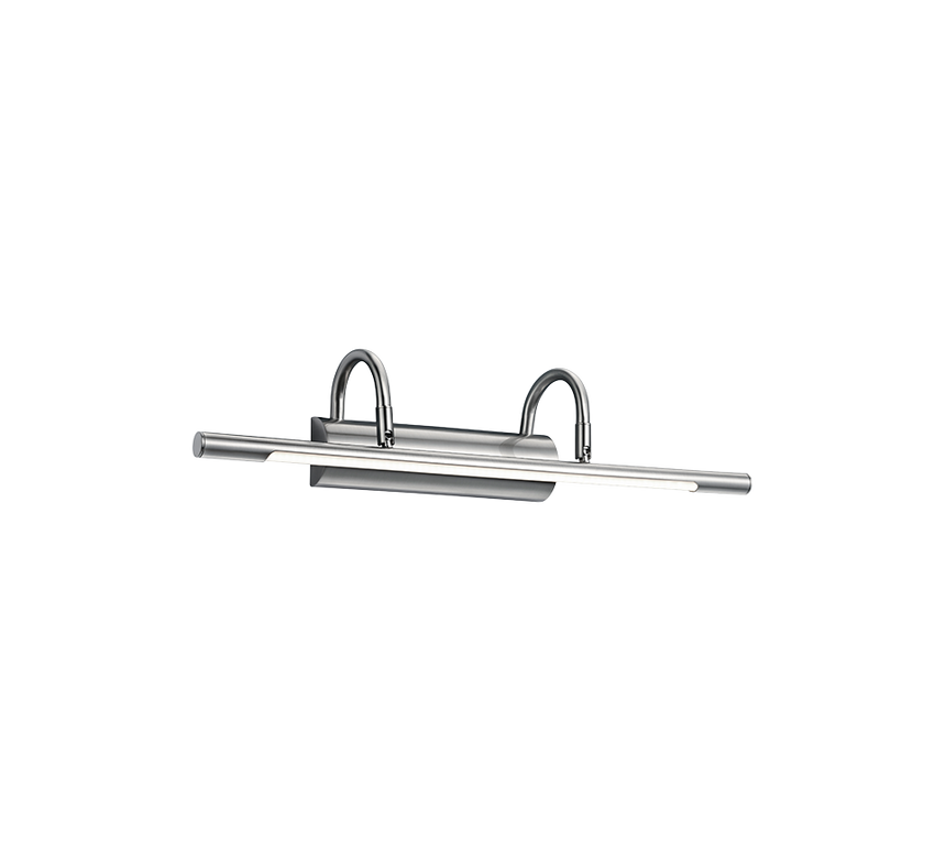 Trio Cuadro Matt Nickel Metal LED Wall Light 225210107