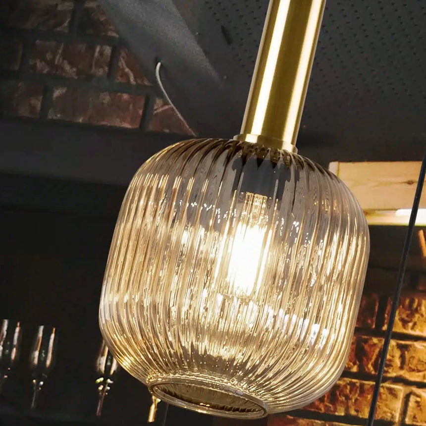 Schuller NORMA lámpara de techo colgante 1L ámbar 225588