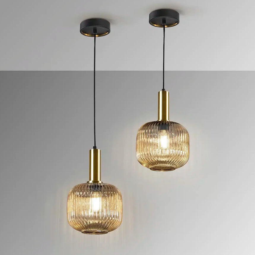 Schuller NORMA lámpara de techo colgante 1L ámbar 225588