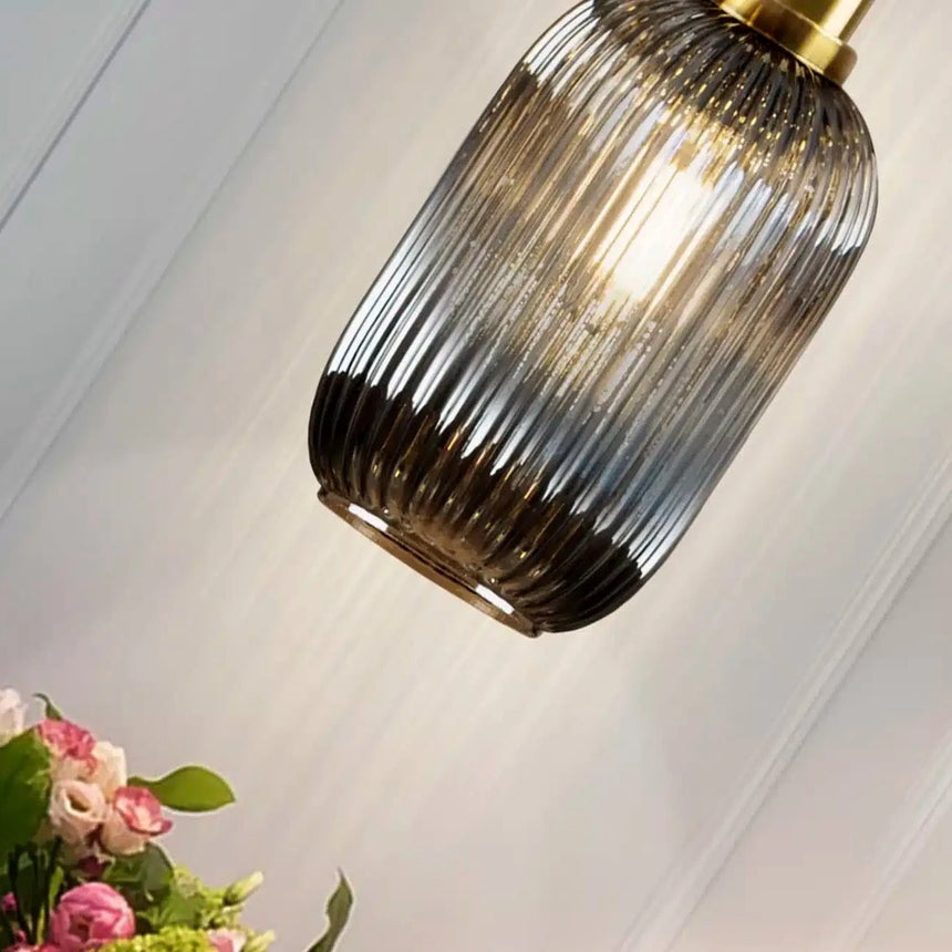 Schuller NORMA lámpara de techo colgante 1L gris smoke 225632