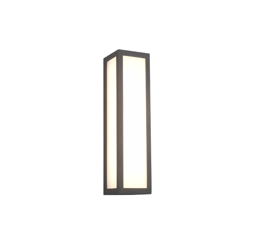 Trio Fuerte Anthracite Aluminum LED Outdoor Wall Light 226260142