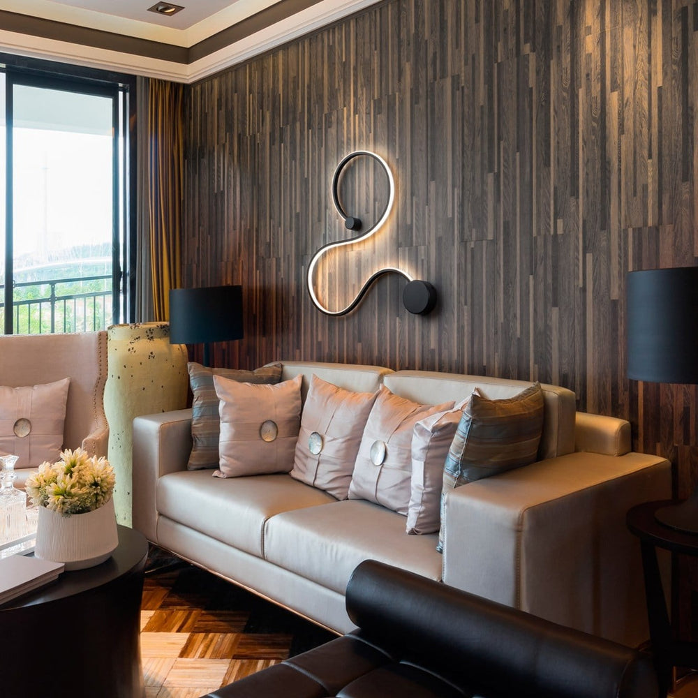 Schuller Grafos Small black wall light 227117