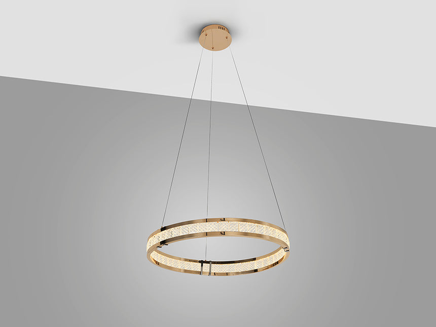 Schuller Lorian Pendant Ceiling Lamp 1 Ring Gold 227384