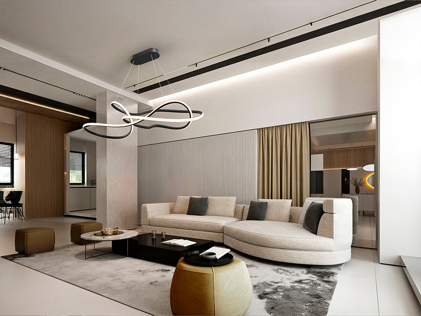 Schuller Evania Pendant Ceiling Lamp Matte Black 227643