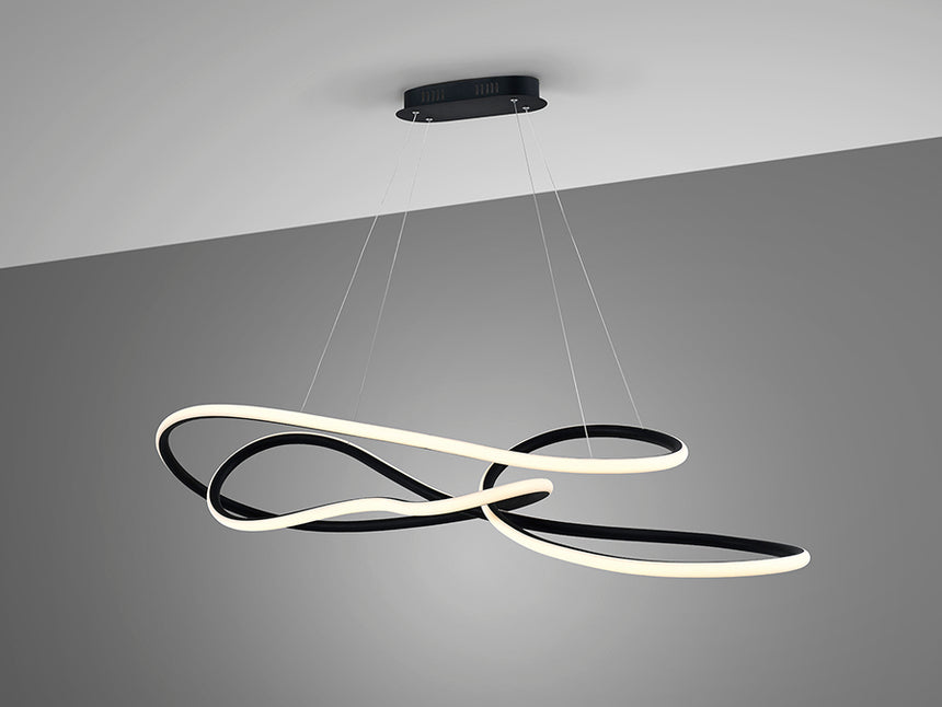 Schuller Evania Pendant Ceiling Lamp Matte Black 227643