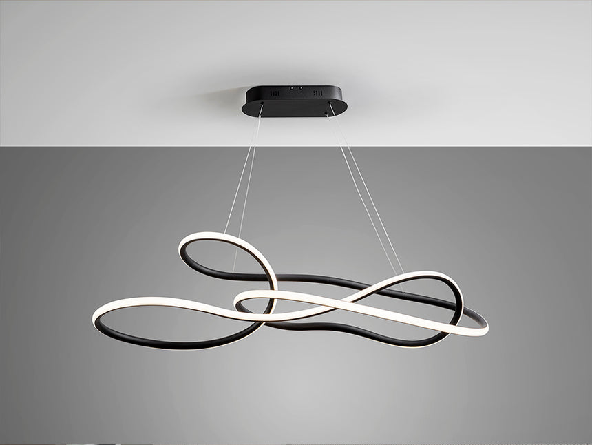 Schuller Evania Pendant Ceiling Lamp Matte Black 227643