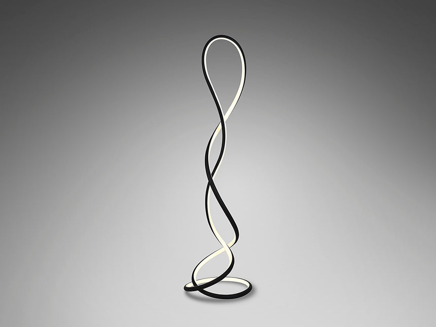 Schuller Evania Lámpara pie salón negro mate 227766