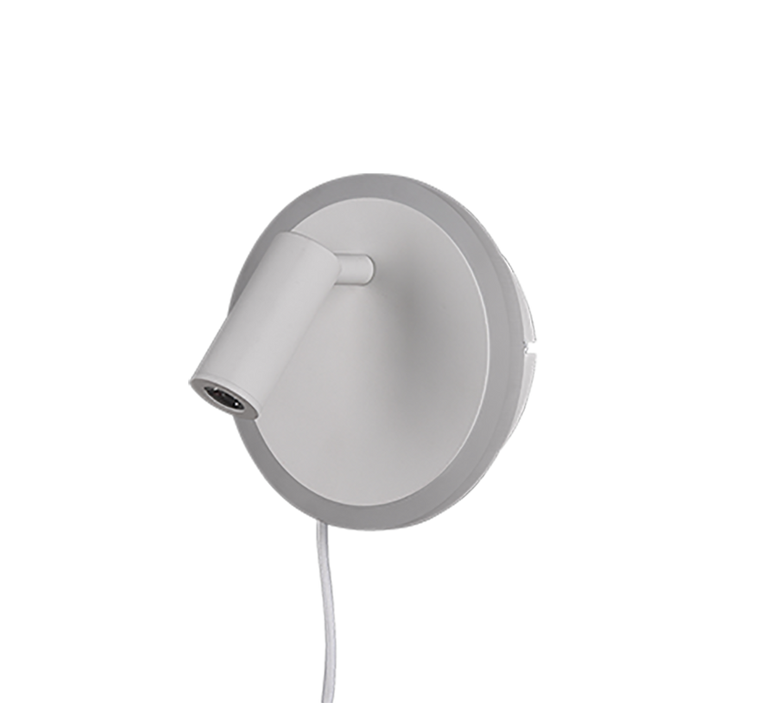 Aplique de pared Trio Jordan LED blanco mate 3000K regulable 229210231