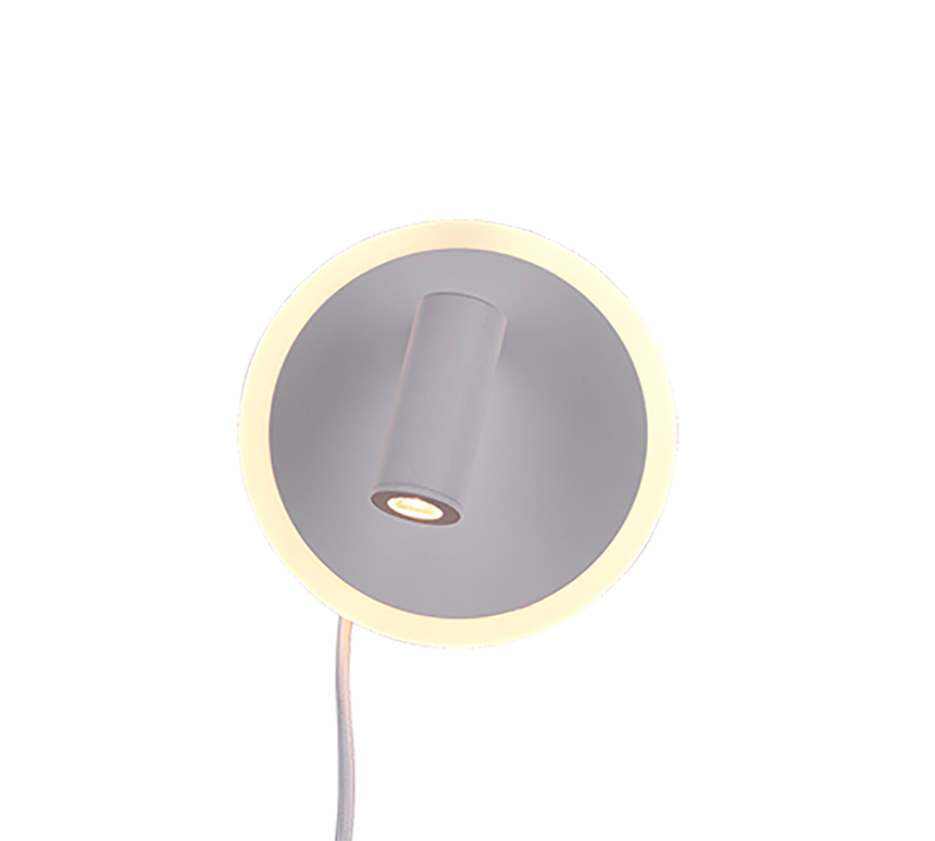 Aplique de pared Trio Jordan LED blanco mate 3000K regulable 229210231