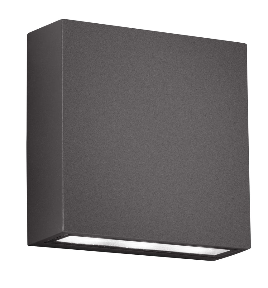 Trio Thames Anthracite Aluminum LED Outdoor Wall Light 229360242