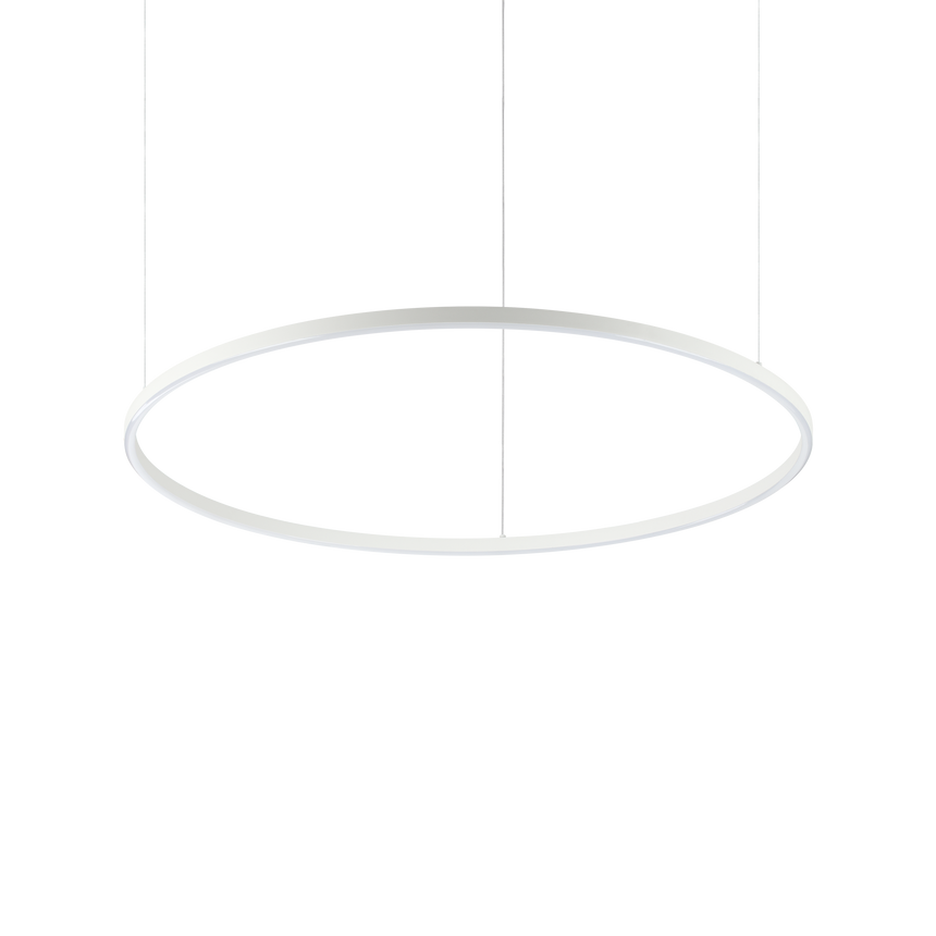 Lámpara colgante Ideal Lux Oracle Slim blanco LED 53W 3000K Ø90cm 229478