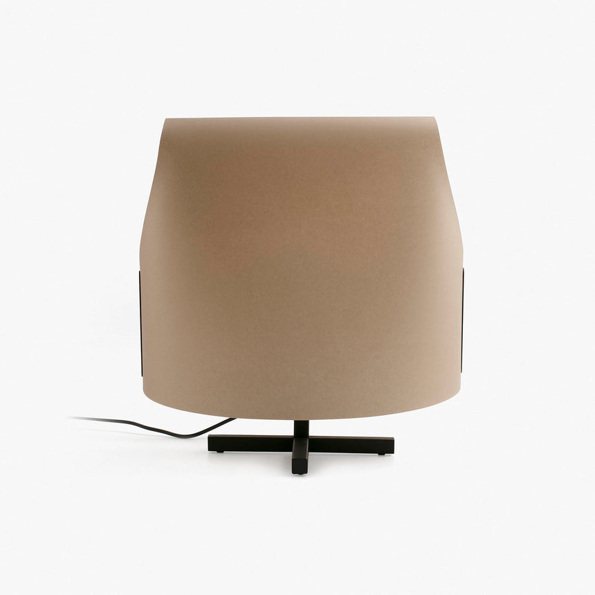 Faro LUANG M Black/camel table lamp 23002-58