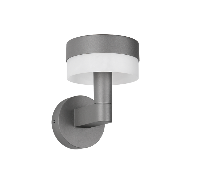 Aplique de exterior Trio Mackenzie LED antracita 3000K regulable IP54 230561142