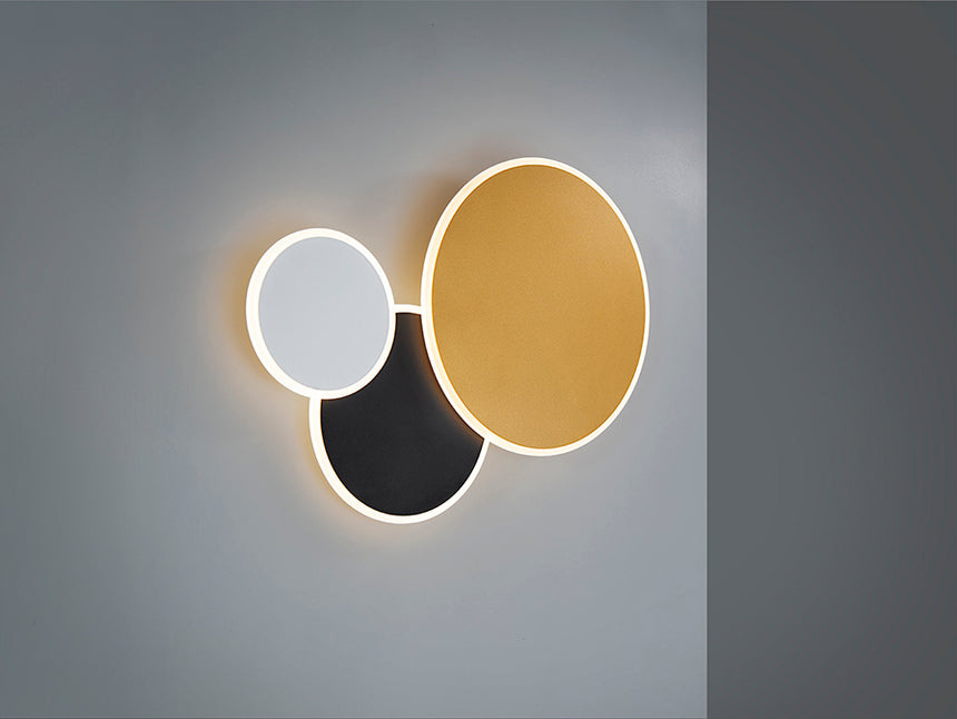 Schuller Umbra Plafón oro negro blanco 236254