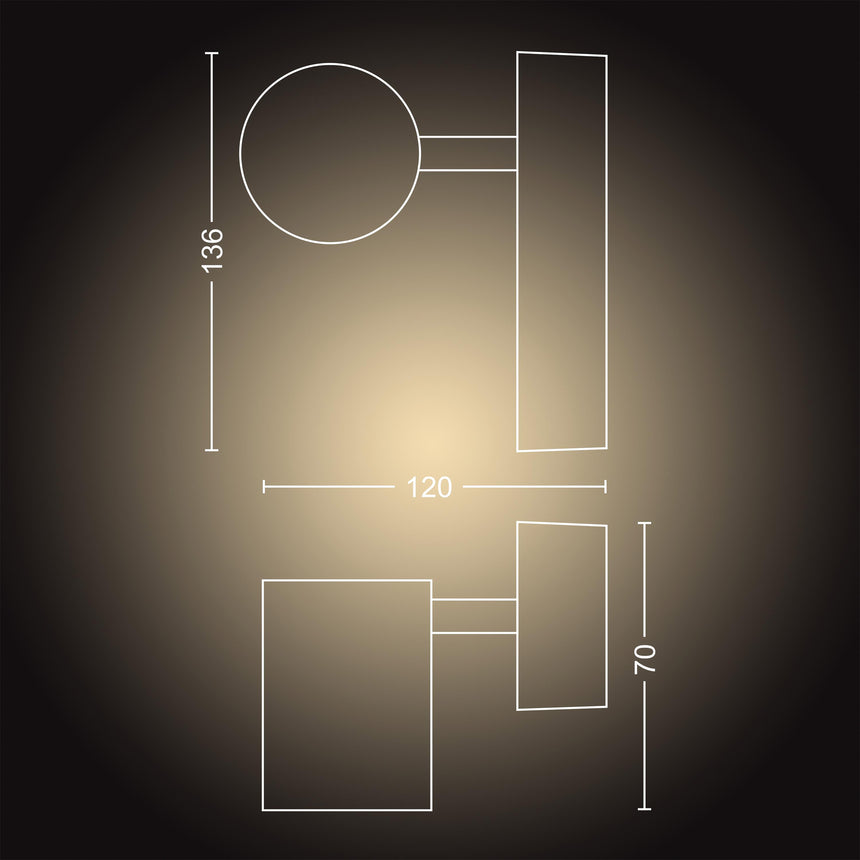 Philips Hue Foco Adore blanco White Ambiance 5W IP44 871951434085500 350lm - imagen 7