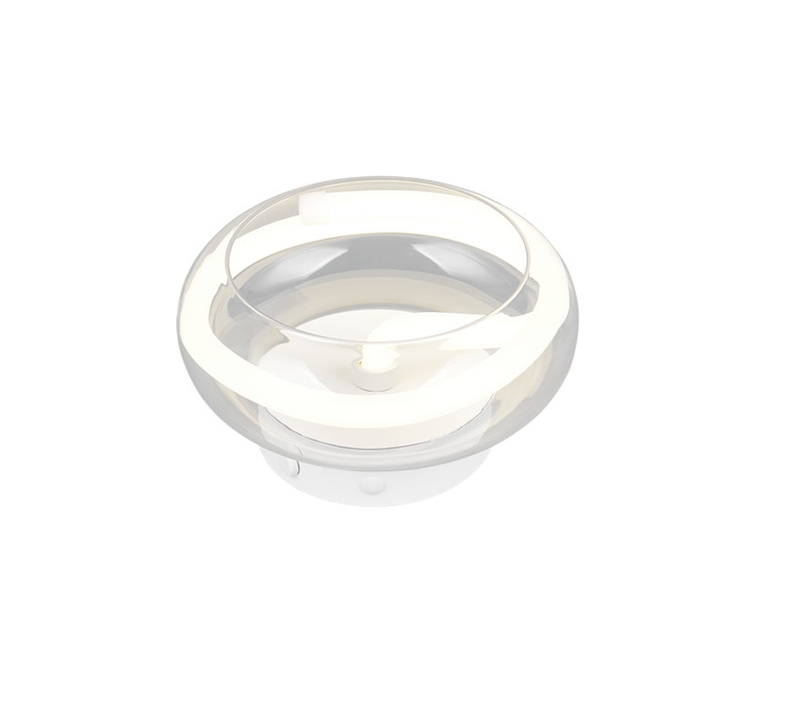 Aplique de pared Trio Tarsia LED blanco mate 4000K 237870131