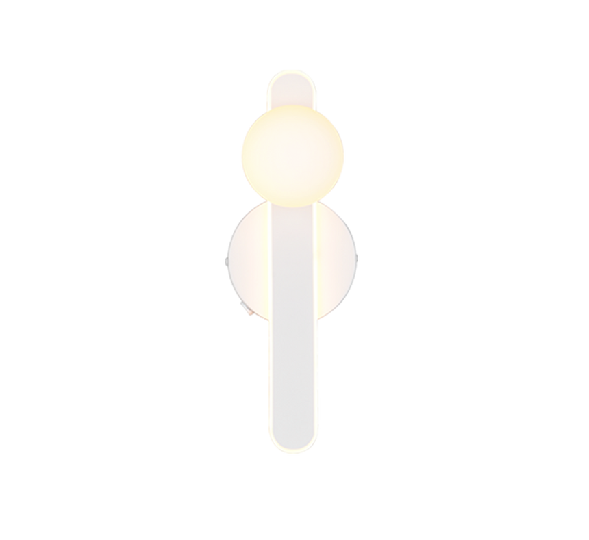 Aplique de pared Trio Napoli LED blanco mate 34,5cm 237970131