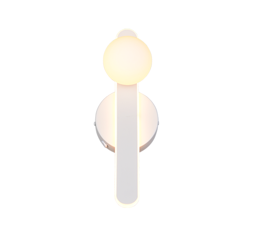 Aplique de pared Trio Napoli LED blanco mate 34,5cm 237970131