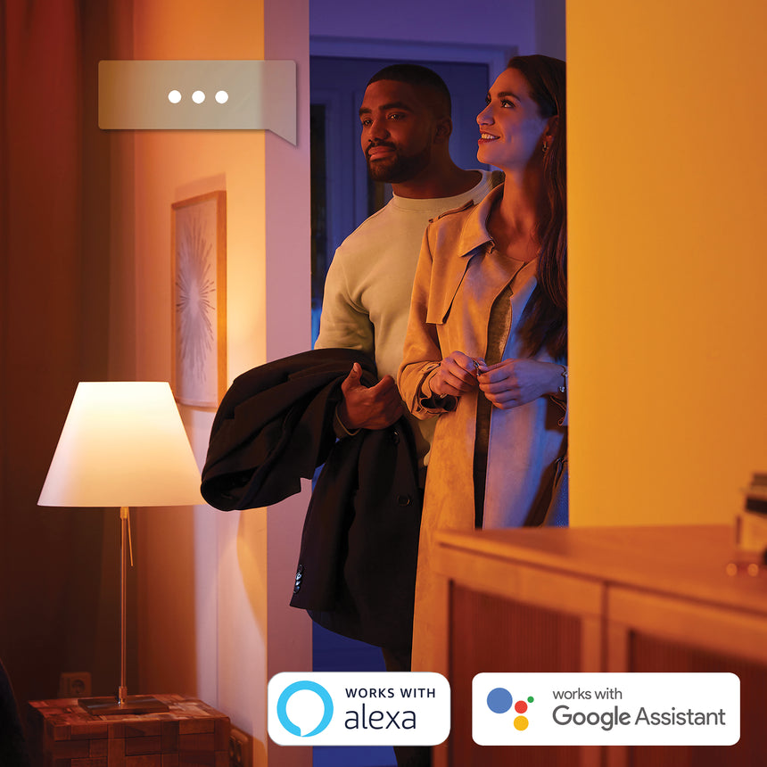 Philips Hue Foco Buckram blanco White Ambiance 5W 350lm 33906400 - imagen 7