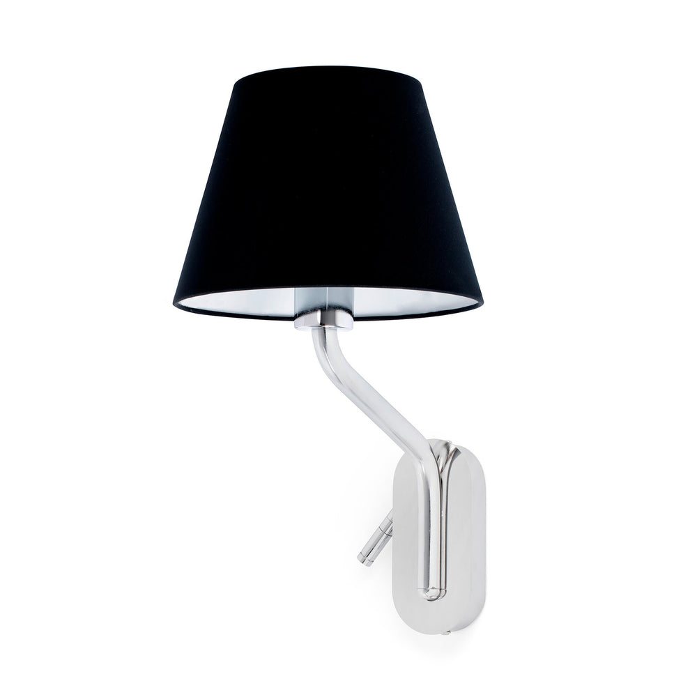 Faro ETERNA Wall lamp with right reader chrome/black 24006-12