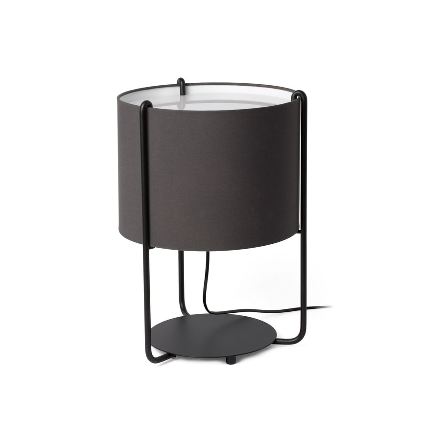 Faro DRUM Black/gray table lamp 24020-32