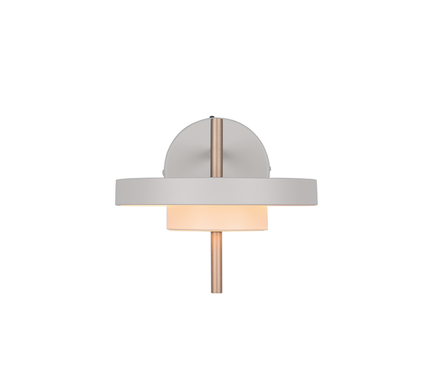 Aplique de pared Trio Keaton LED gris cálido 240270176
