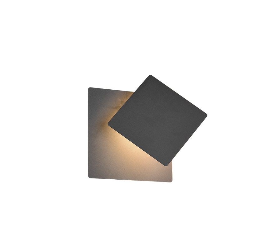 Aplique de pared Trio Mio LED negro mate 3000K 240319132