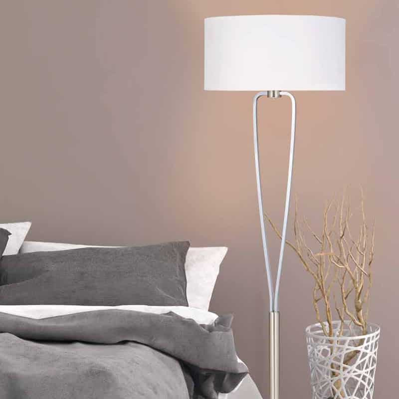 Trio Paris II Matte Nickel Metal Floor Lamp 400200107