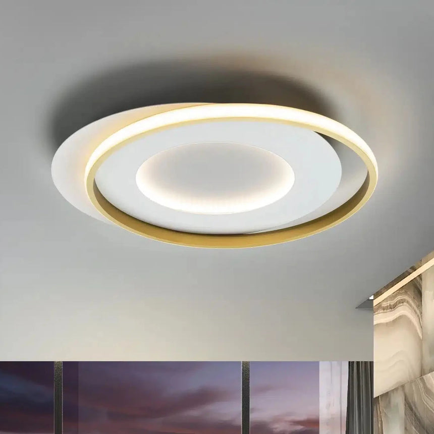Schuller Limbos white and gold ceiling light 245135