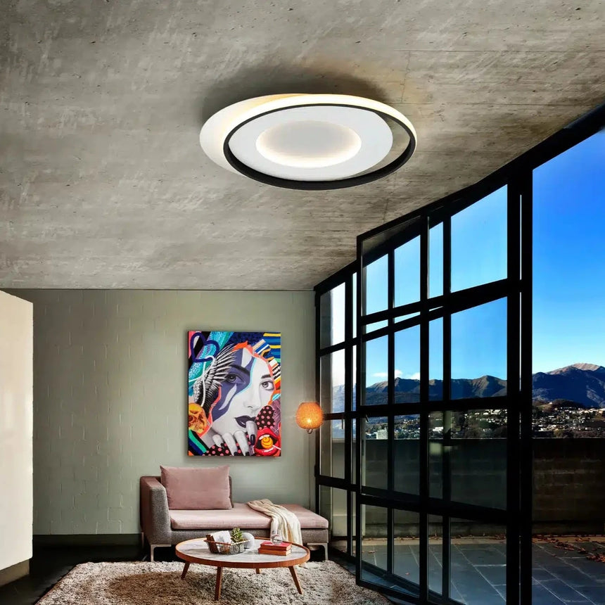 Schuller Limbos Plafón blanco y negro 245142