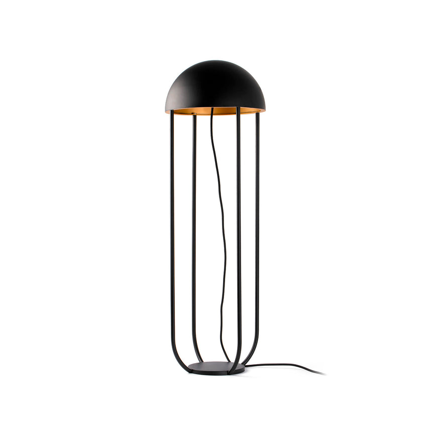 Faro JELLYFISH Lámpara pie de salón negro y oro 24521