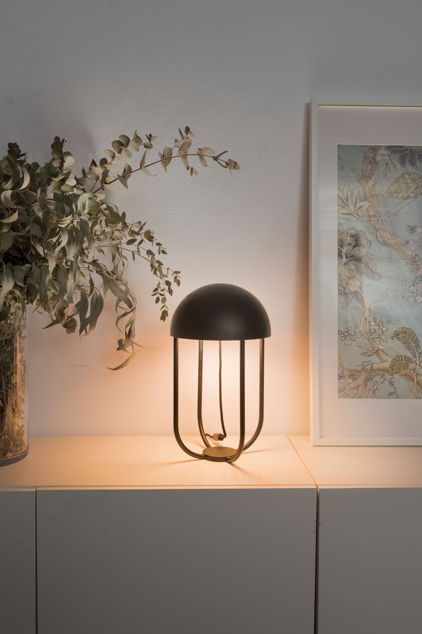 Faro JELLYFISH Black and gold table lamp 24522