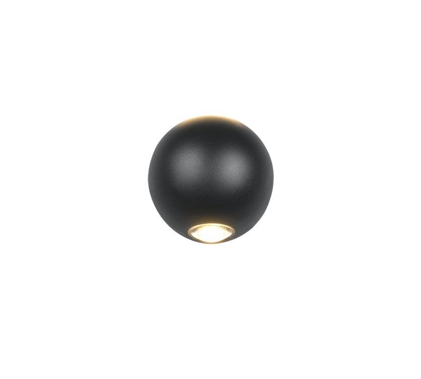 Aplique de exterior Trio Avisio LED negro mate 3000K IP54 246760232