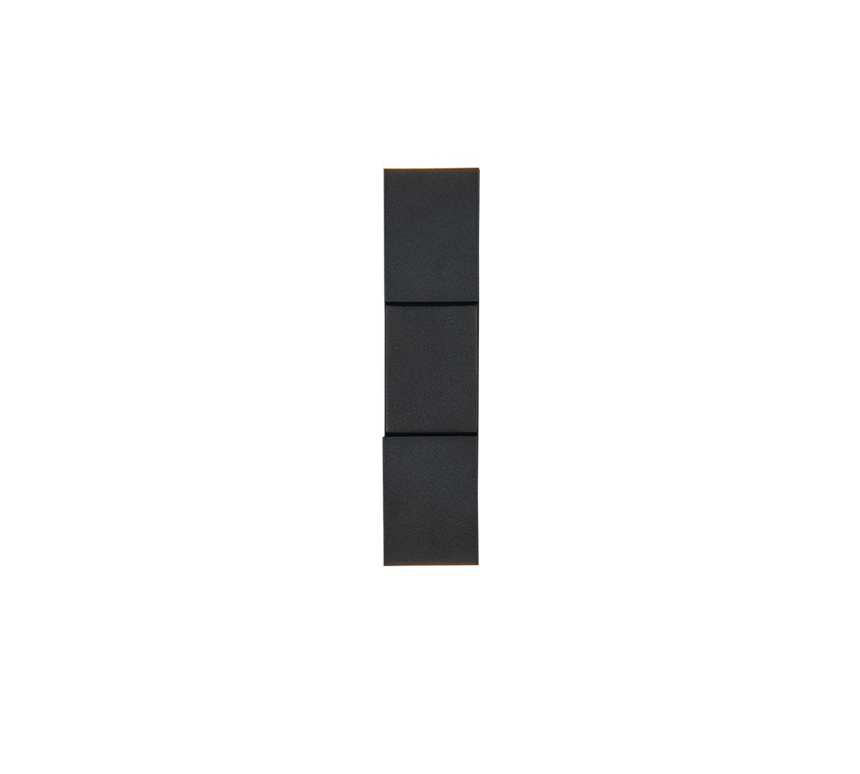 Aplique de pared Trio Raglan LED negro mate 3000K 248510232