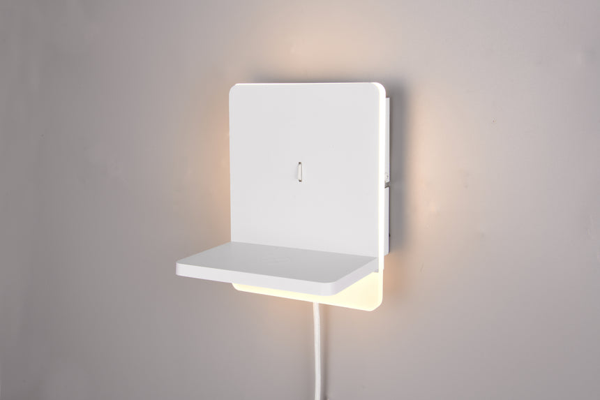 Aplique de pared Trio Fairfield LED blanco mate 3000K 248670131