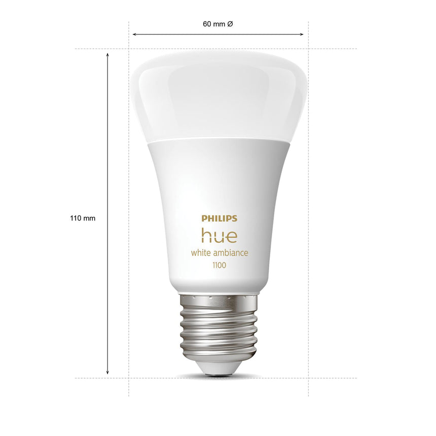 Philips Hue Kit de inicio blanco White Ambiance E27 11W 871951429123200 1055lm - imagen 9