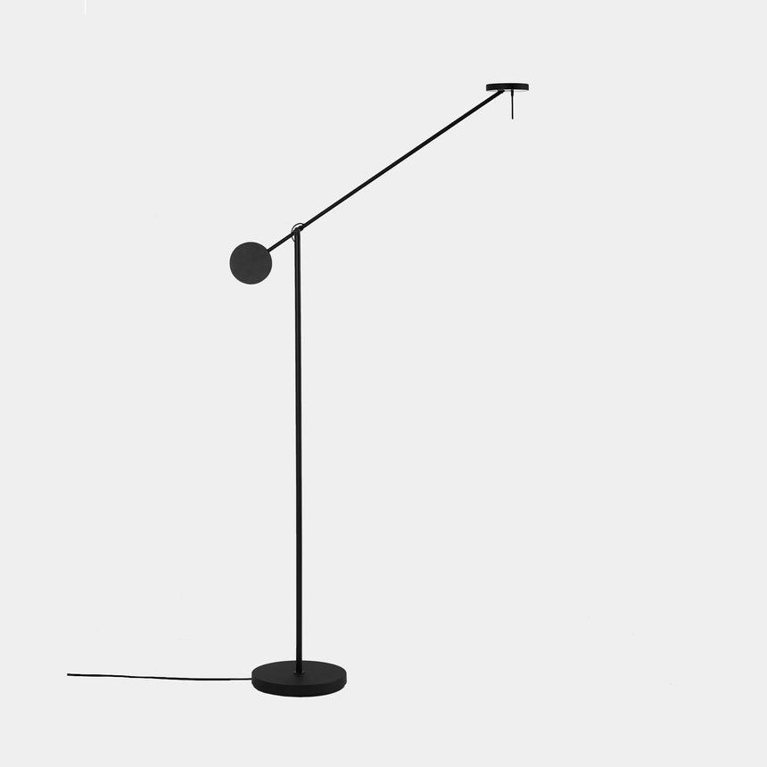 LedsC4 Invisible LED Floor Lamp Warm White Black 25-5693-05-05