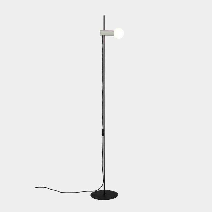 LedsC4 Floor Stand Ball Nude Single E27 15 Stone Gray 25-8520-05-EM