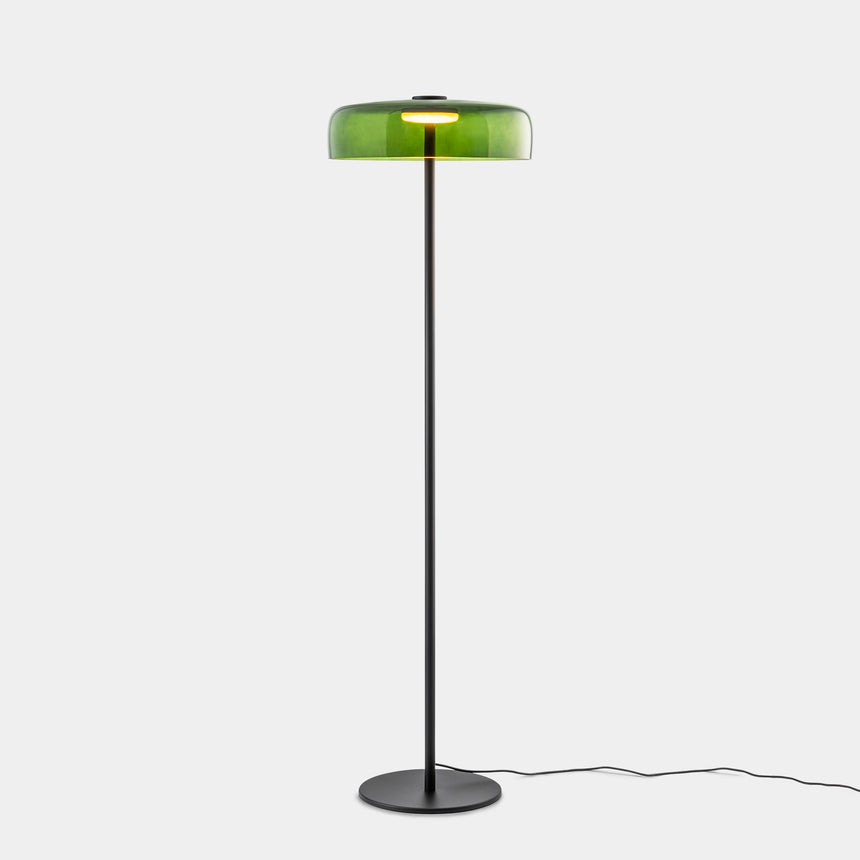 LedsC4 Pie de salón Levels 42cm verde LED regulable PUSH 25-A001-05-08