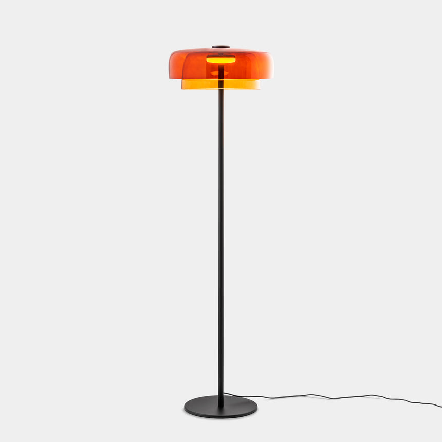 LedsC4 Levels floor lamp, 2 lights, Ø42cm + Ø32cm LED 17 Push N 25-A002-05-15