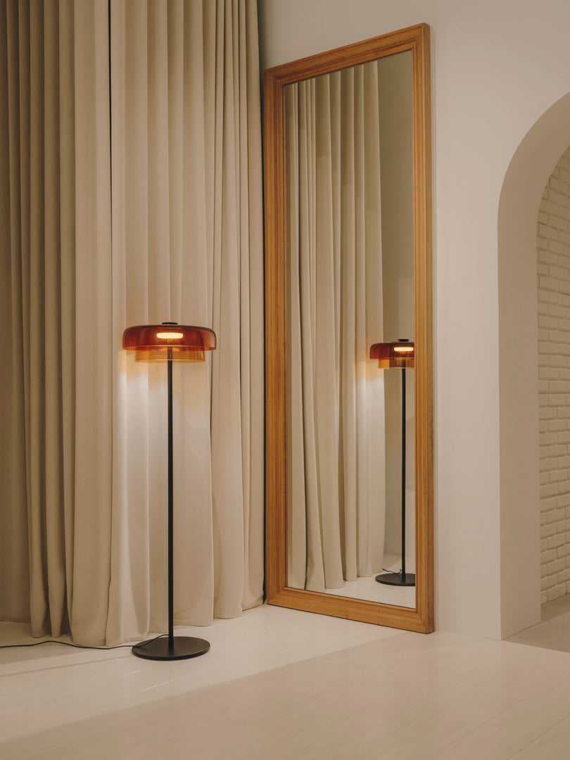 LedsC4 Levels floor lamp, 2 lights, Ø42cm + Ø32cm LED 17 Push N 25-A002-05-15