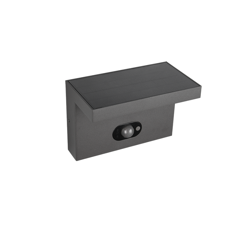 Aplique de exterior Trio Blyde LED antracita solar CCT regulable IP65 253569142