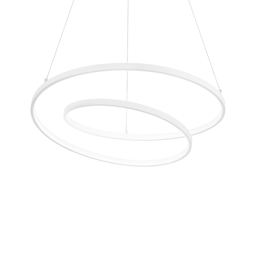 Lámpara colgante Ideal Lux Oz blanco LED 52W 3000K Ø80cm 253664